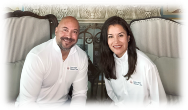 Photo of Jason & Claudia Mirabella, Owners of Executive Home Care of South East Tampa, Florida